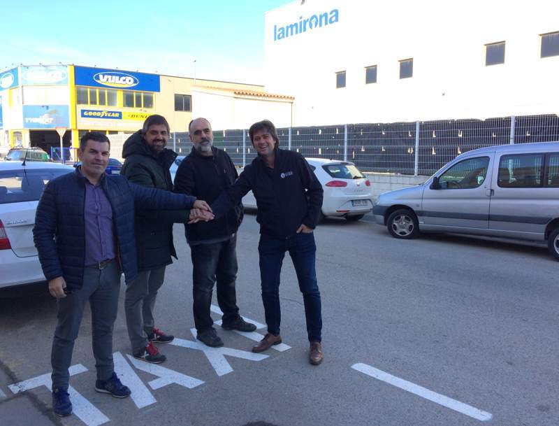 L’Ajuntament de Salt crea una parada de taxis al costat de la Mirona