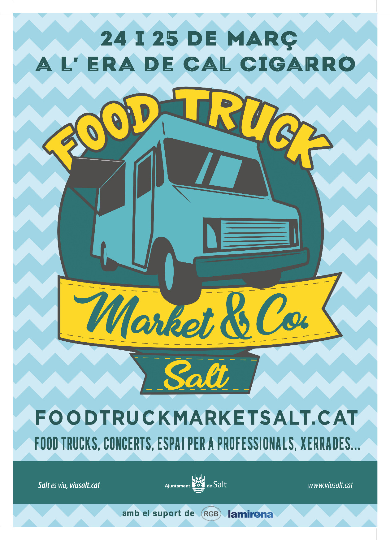 Salt treu pit després de la primera edició de la Fira Food Truck Market & Co