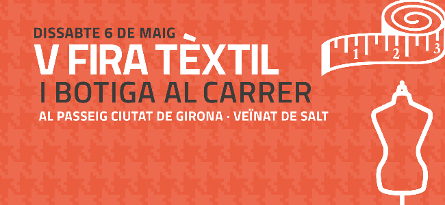 Botiga al carrer i Fira Tèxtil a Salt