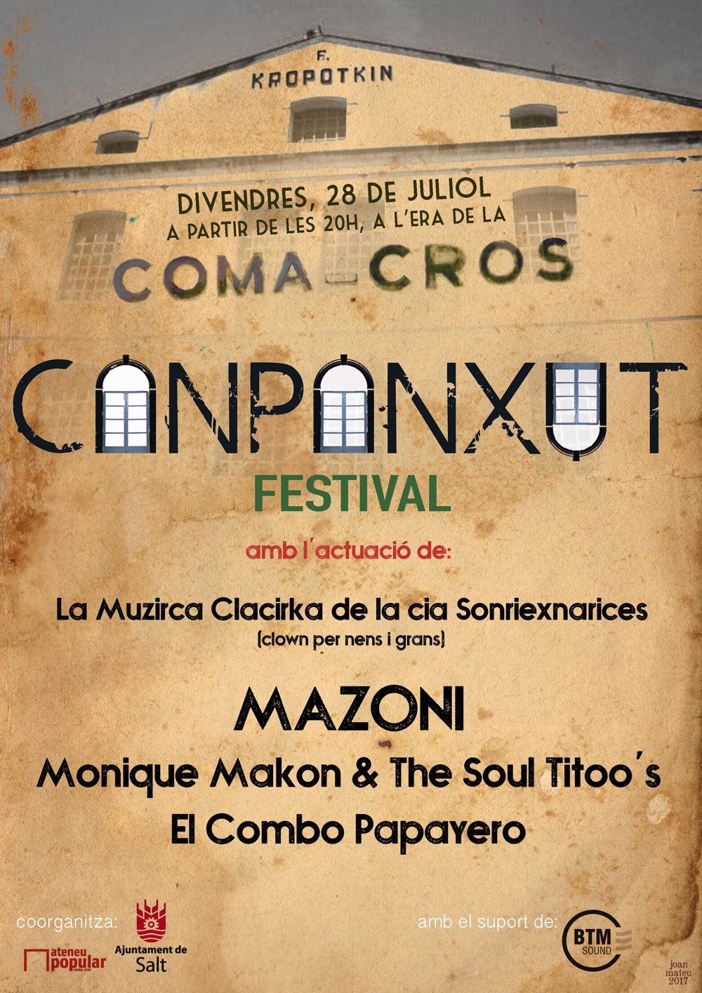 La Federació d’Entitats Socioculturals de Salt traslladarà a l’assemblea la decisió sobre el Can Panxut Festival