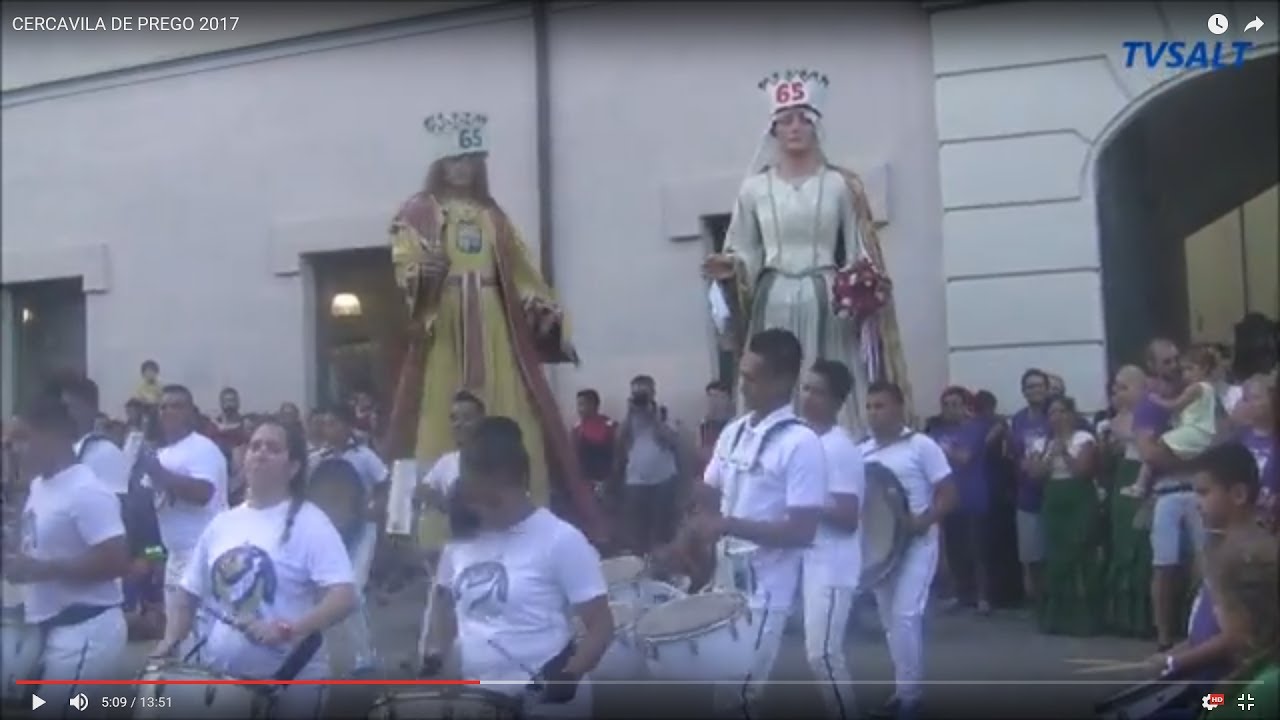 Cercavila de Festa Major Amics dels Gegants de Salt