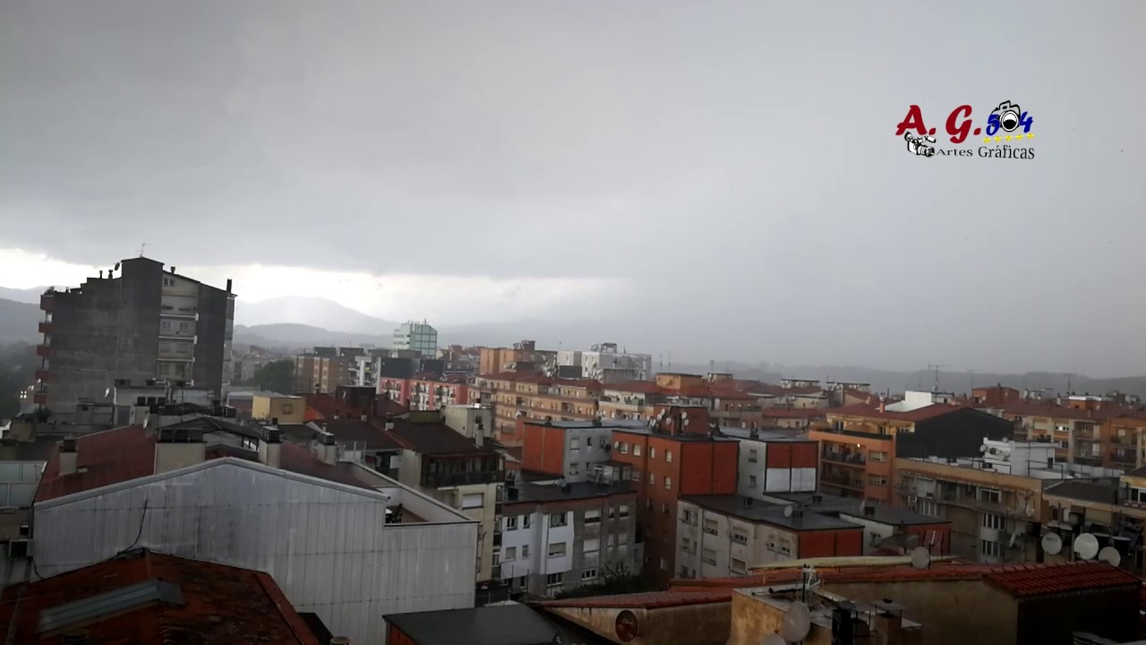 Time Lapse – Lluvia en Salt Girona 2017