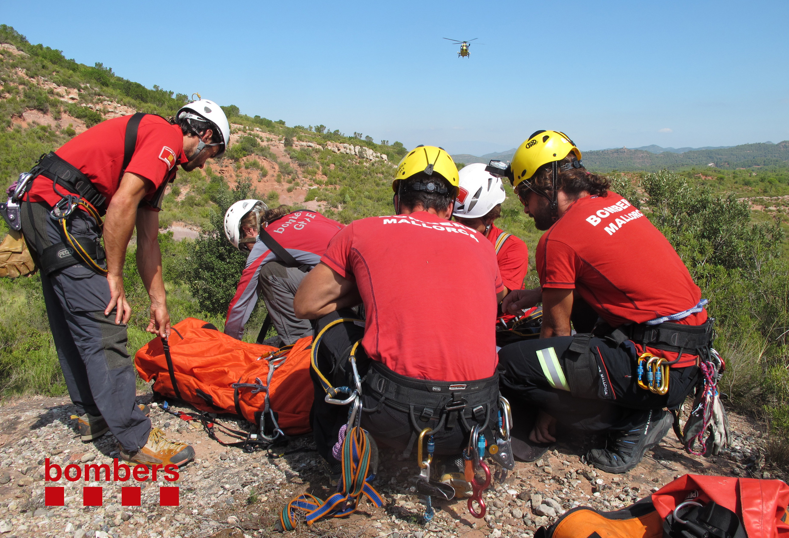 Els Bombers de la Generalitat demanen extremar les precaucions al medi natural