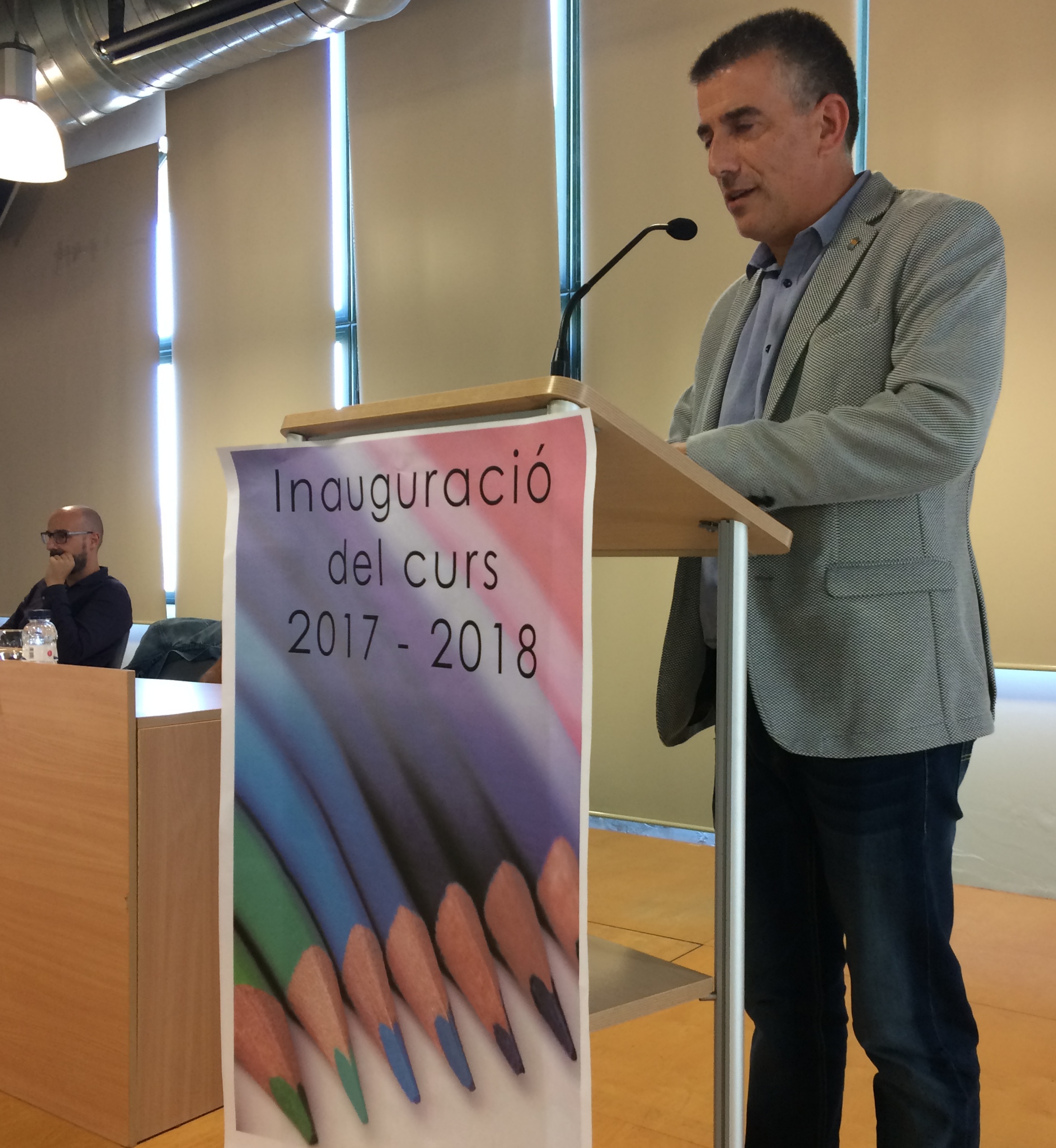 Joan Maria Pou inaugura el curs 17-18 a Salt