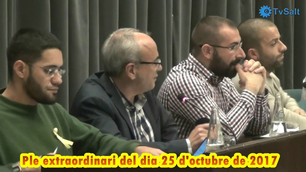 Ple extraordinari 25 d’octubre