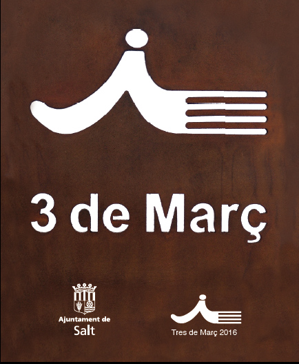 En Jordi i la M. Lluïsa del Restaurant Vilanova i l’Associació Oudiodial premis Tres de Març a Salt Premis 3 de març