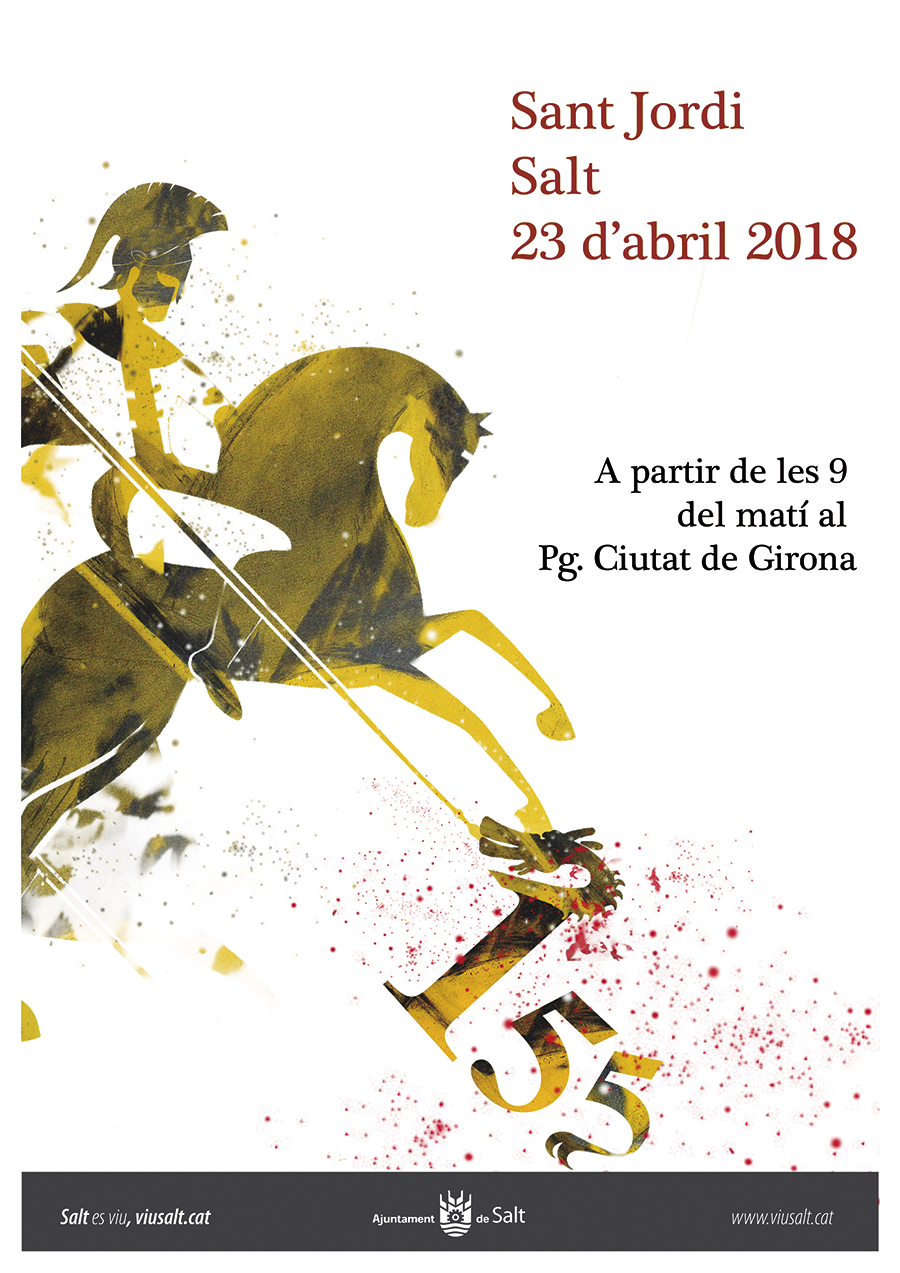 Mes de 60 entitats ompliran el Passeig Ciutat de Girona a Salt per Sant Jordi