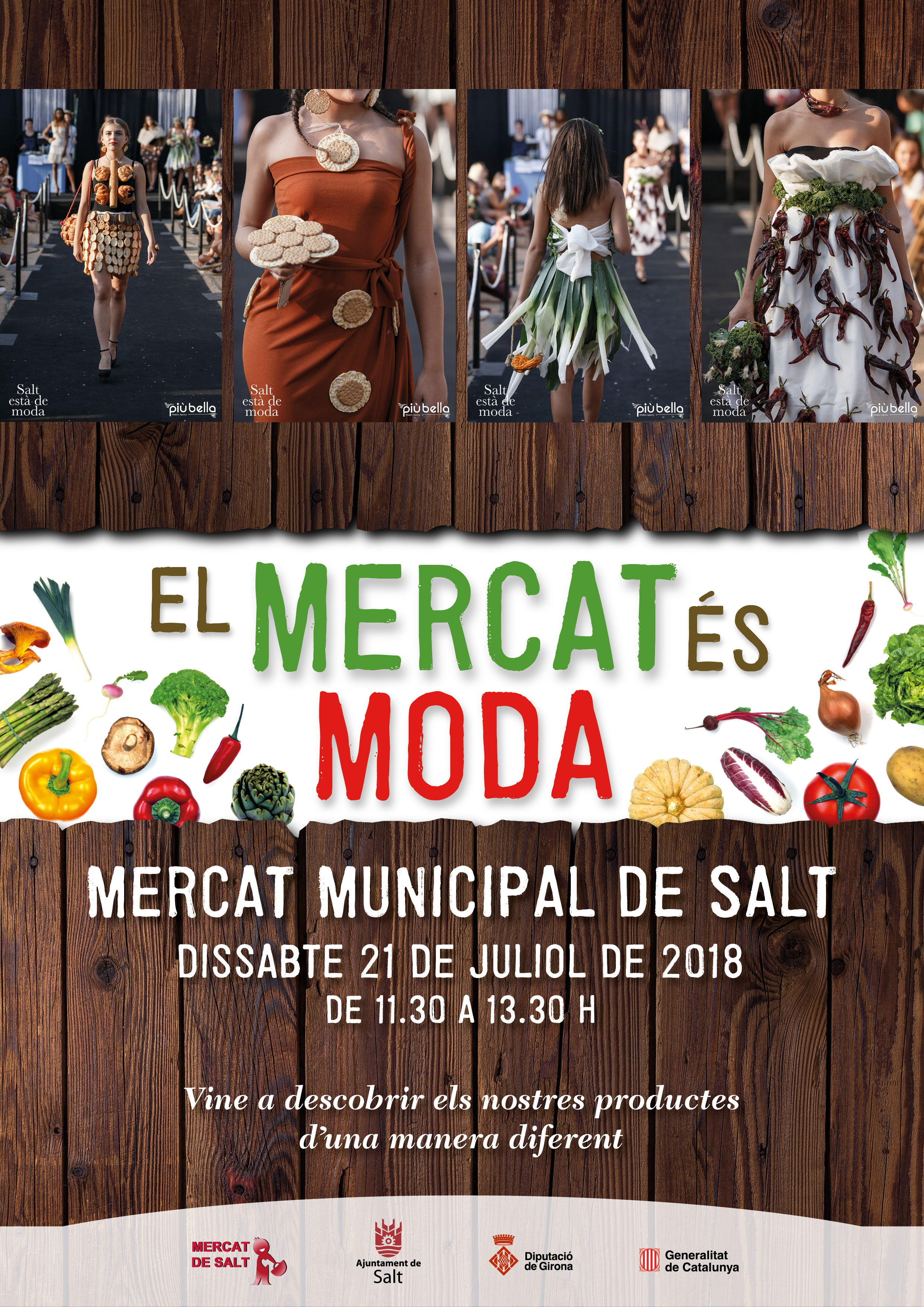 Avui el Mercat és moda, una nova activitat del Mercat Municipal de Salt.