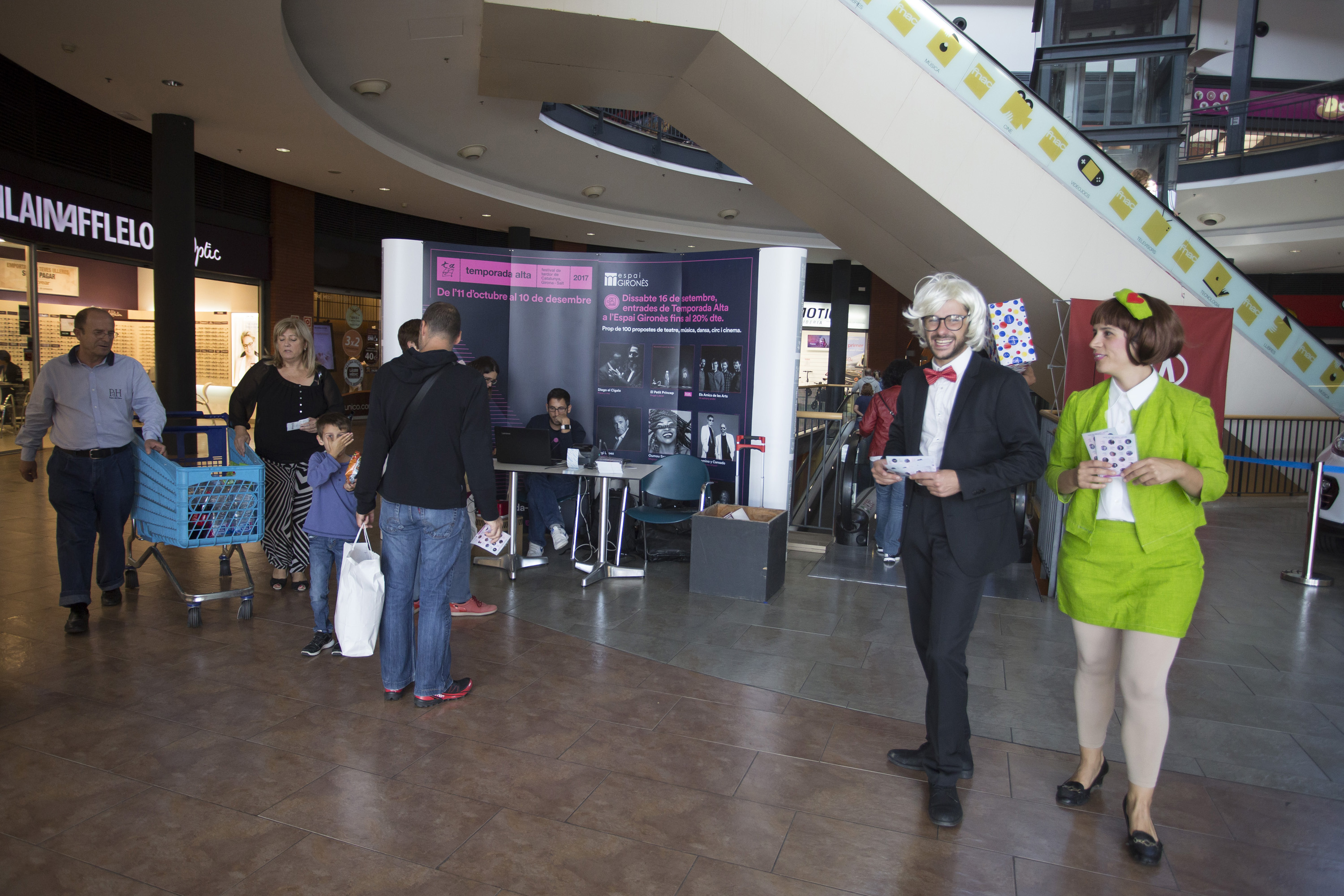 Punt de venda de Temporada Alta a l’espai Girones