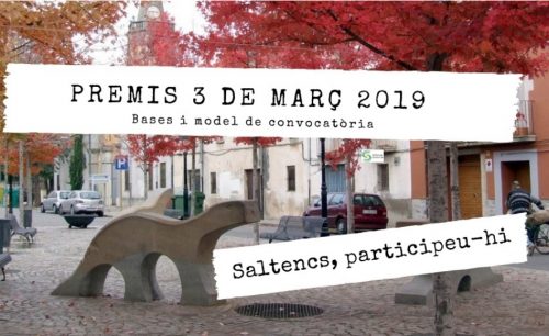 Premis 3 de març: Convocatòria oberta