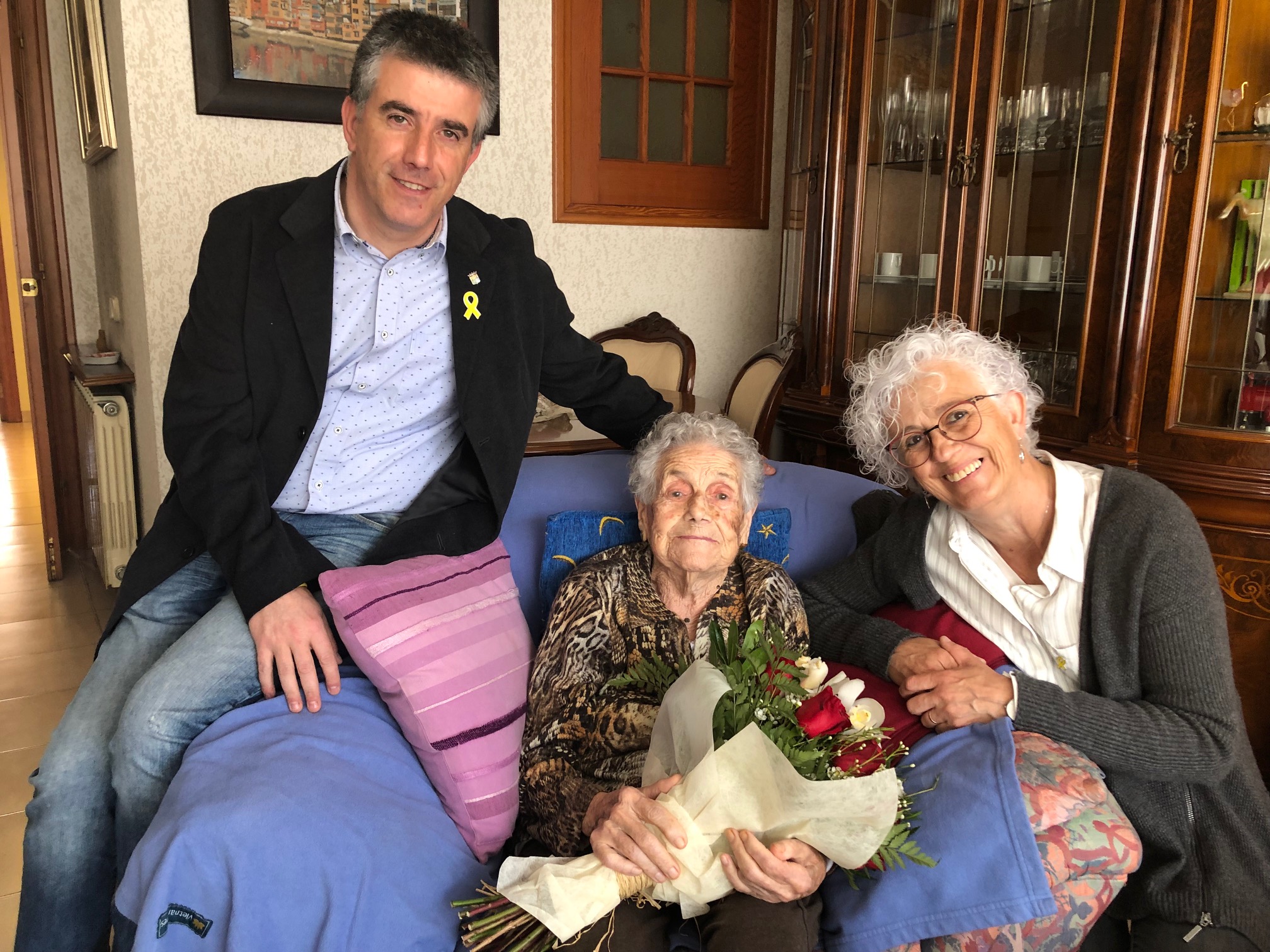 La veïna Àngela Truy  compleix 100 anys
