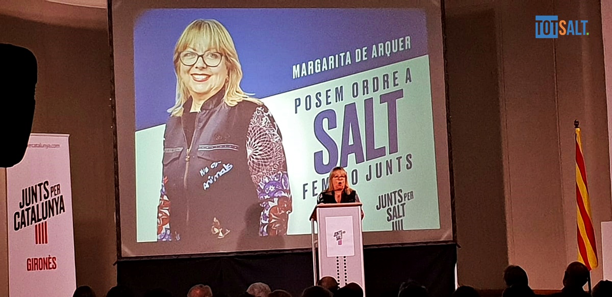 Margarita de Arquer, candidata de Junts per Salt