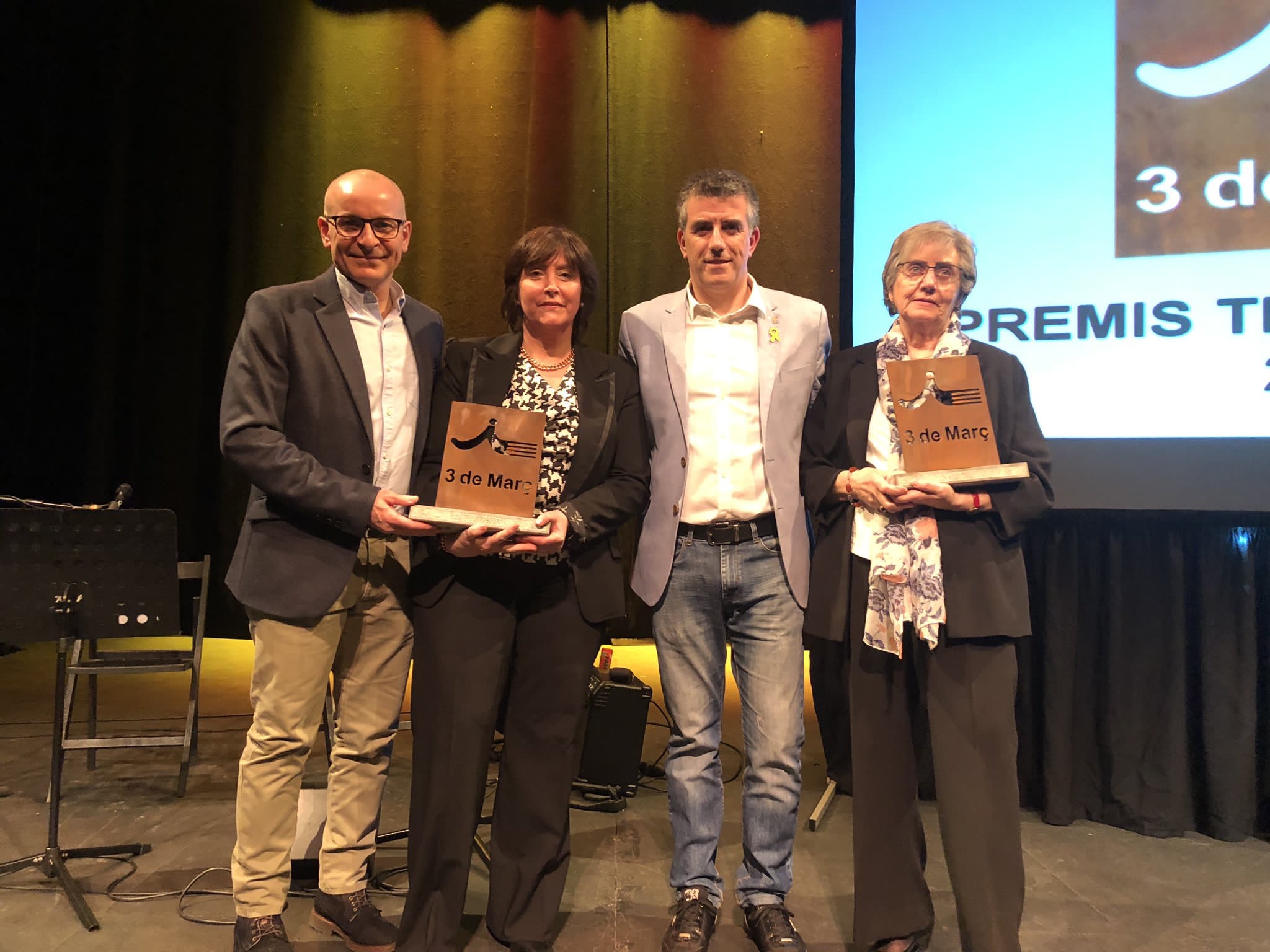 Entrega dels premis Tres de Març al Salt