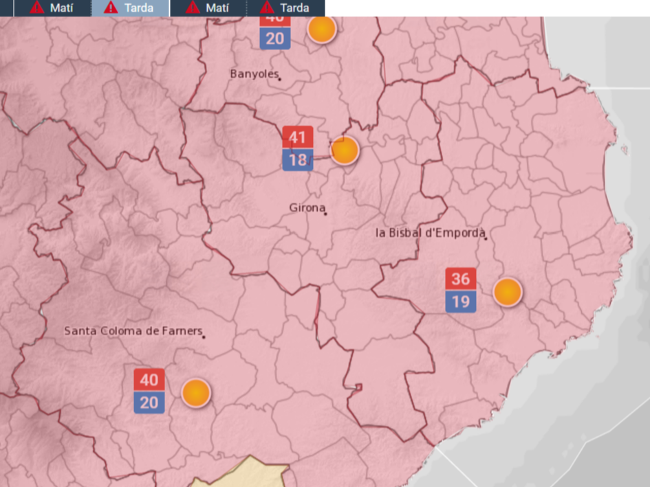 La Generalitat manté activat el PROCICAT en fase d’alerta per l’onada de calor