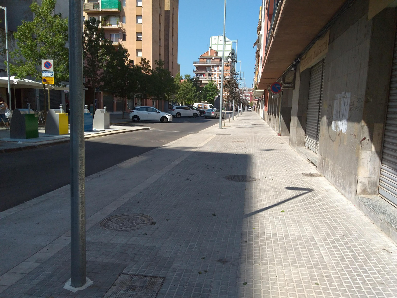 Finalitzen les obres del carrer Àngel Guimerà