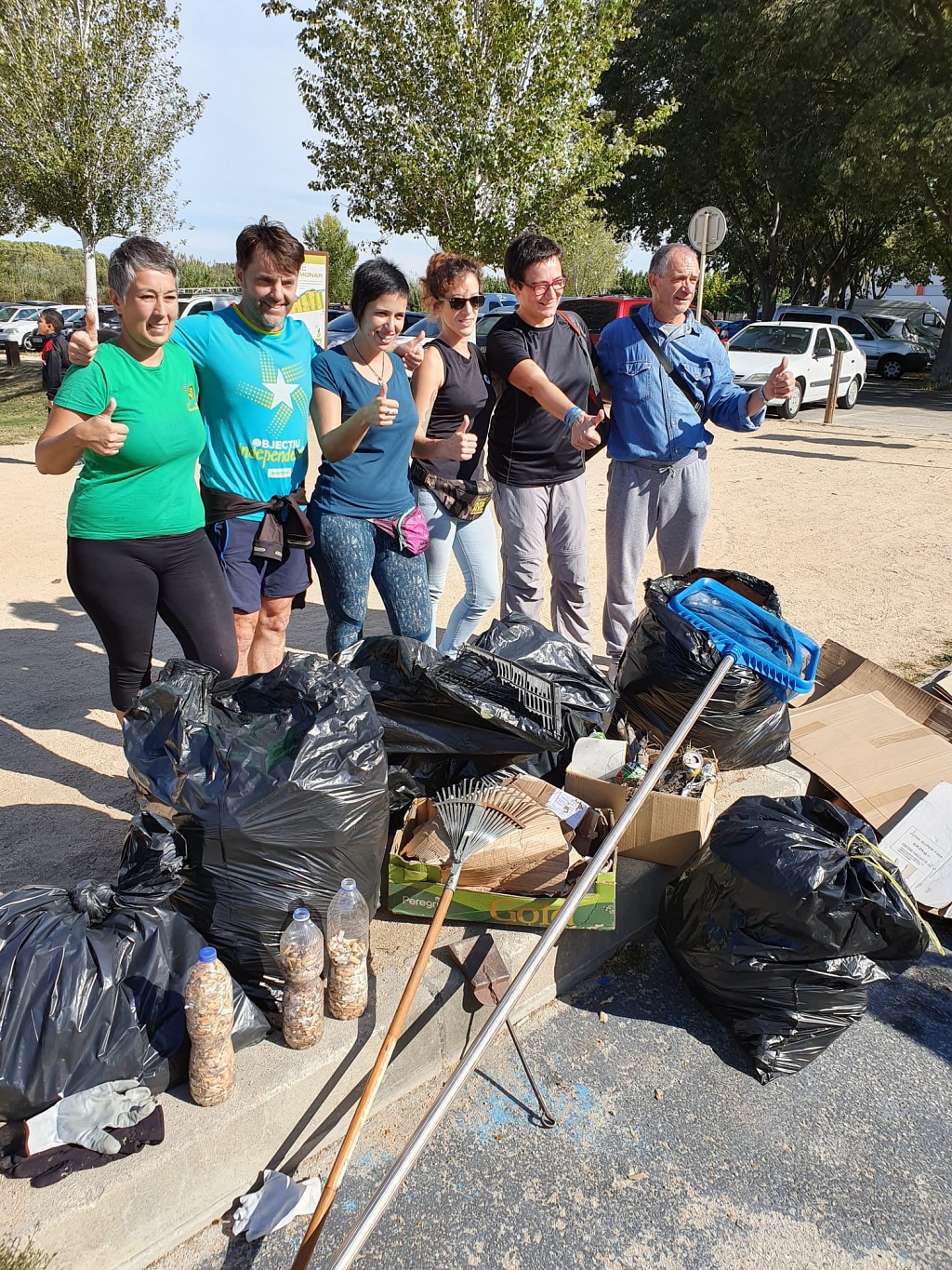 Material recollit per la Brigada Activista del Salabret al Parc Monar