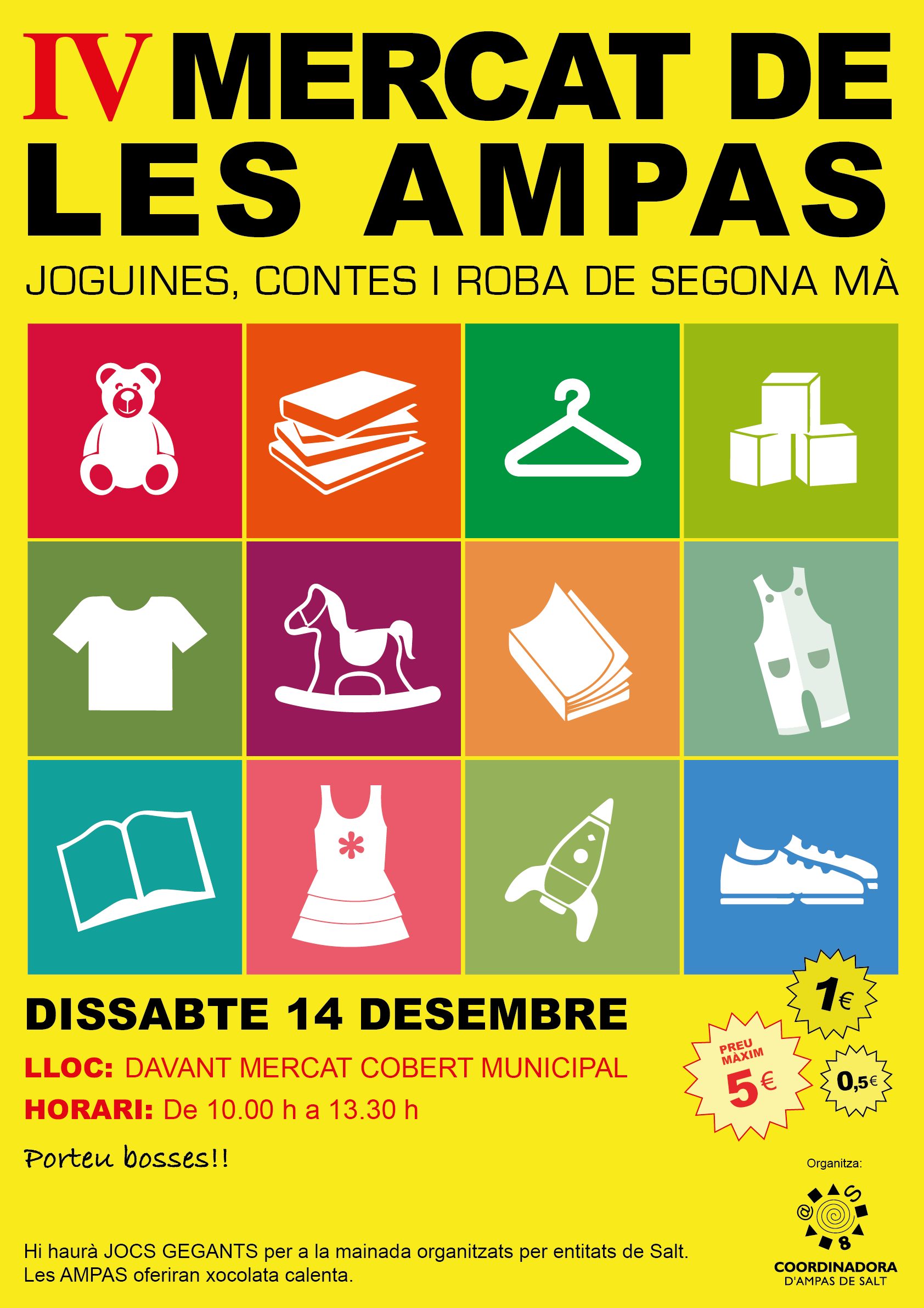 IV Mercat de les AMPAS de Salt 🤖🚂🔫📗