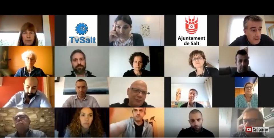Ple municipal de Salt «queda’t a casa» 6 d’abril
