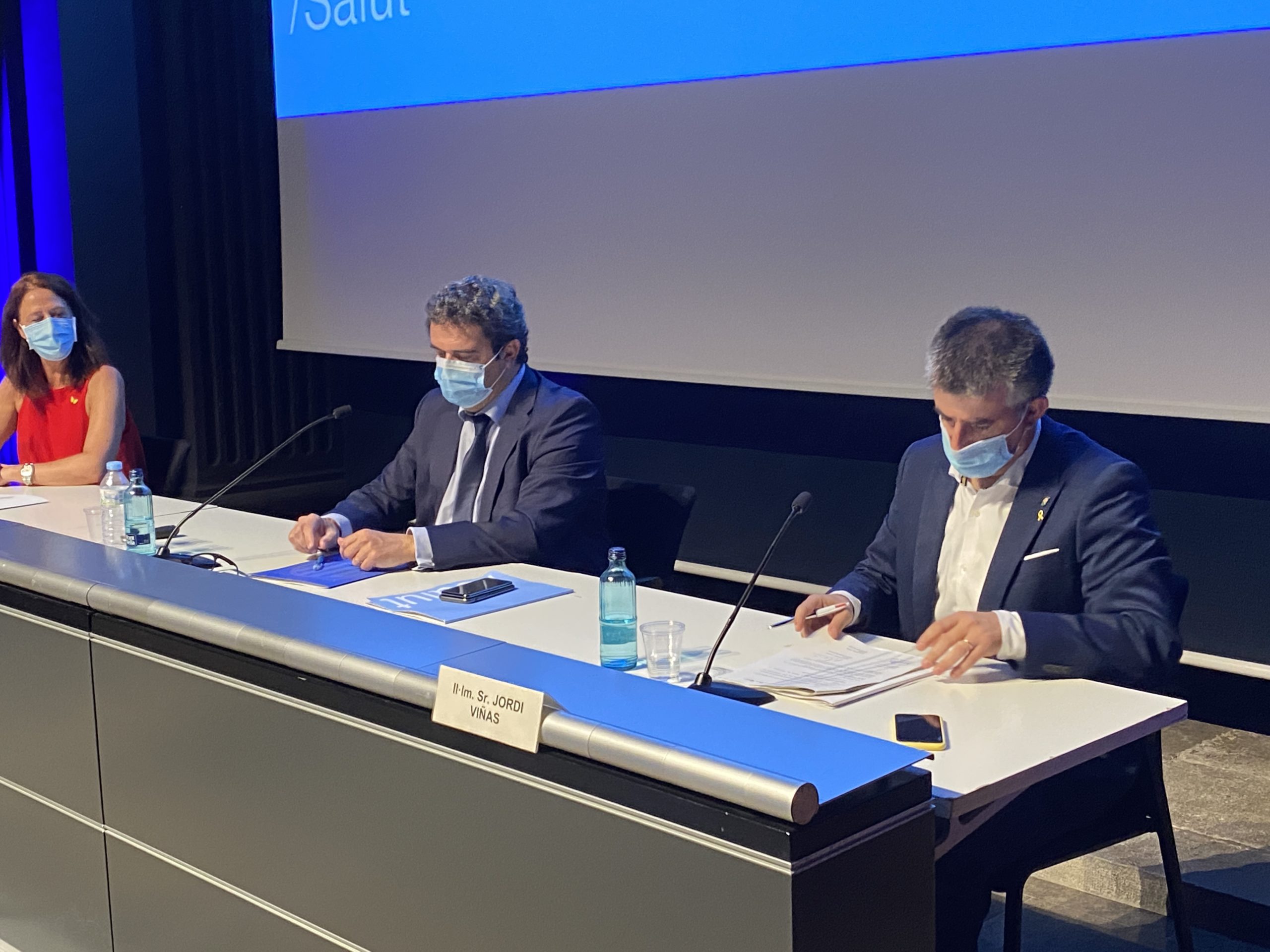 Firmat el conveni per situar el nou Hospital Trueta a Salt