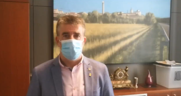 Missatge de Jordi Viñas sobre les noves mesures per reduir la Covid-19 a Salt