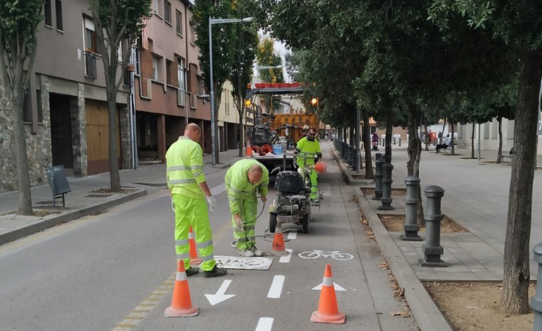 Actuacions a la xarxa viària de Salt