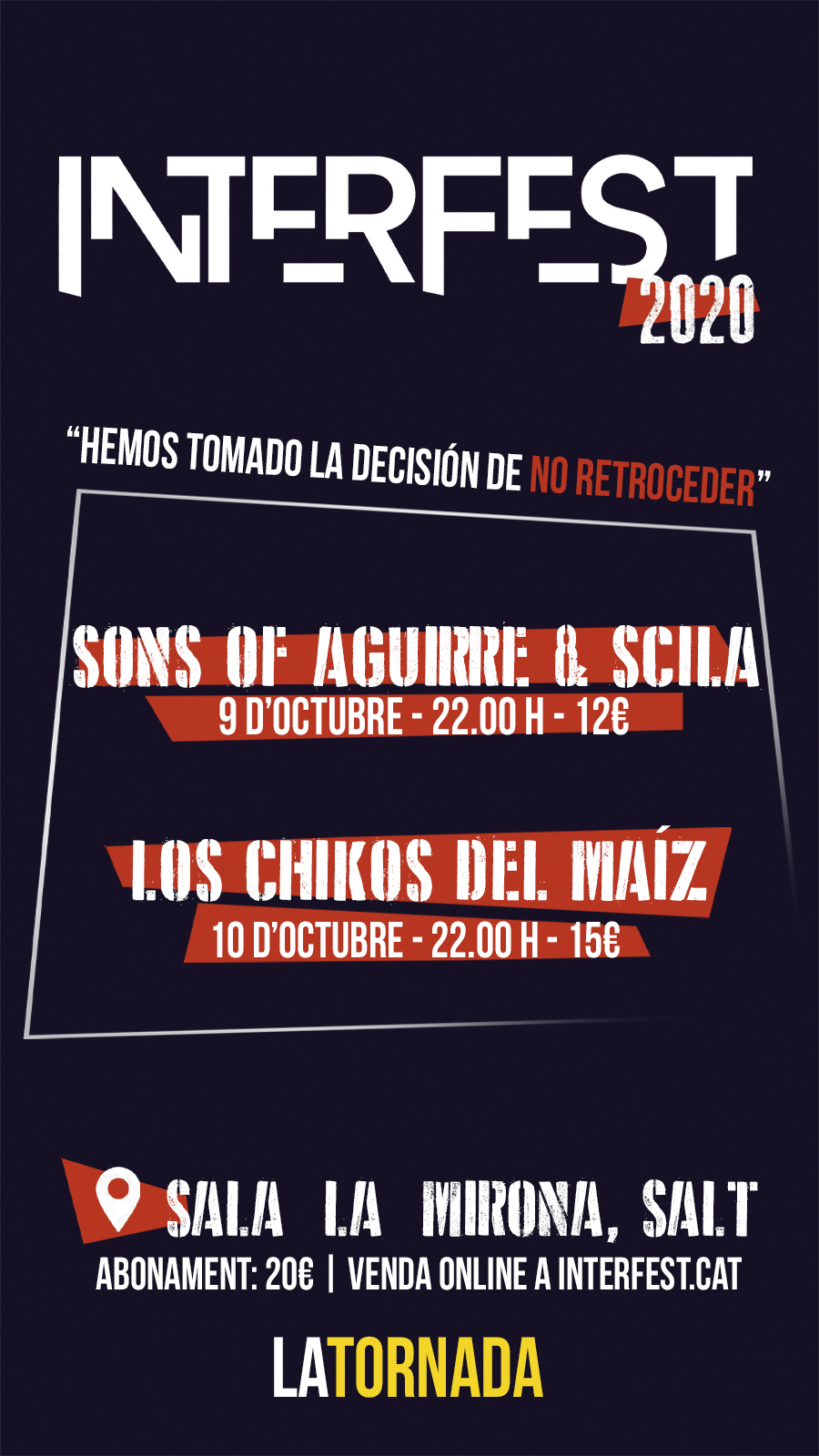 L’Interfest porta aquest cap de setmana Los Chikos del Maíz i Sons of Aguirre a La Mirona