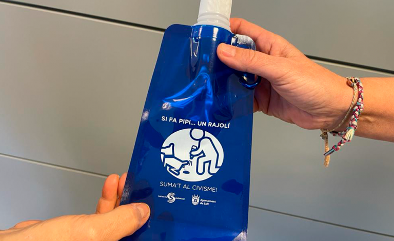 Si fa pipí…un rajolí. Suma’t al civisme a Salt