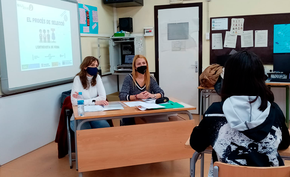 EMO, Viver d’Empreses i el Programa Referent d’Ocupació Juvenil s’uneixen i reforcen els serveis als instituts de Salt