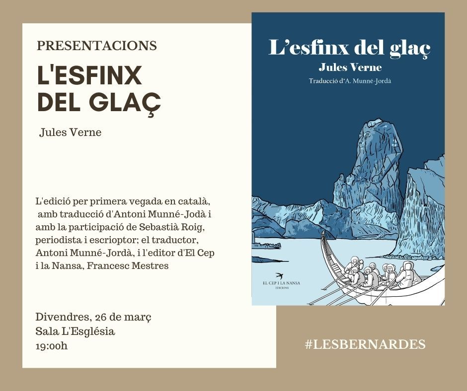 Presentació de L’Esfinx del glaç de Jules Verne [VIDEO]