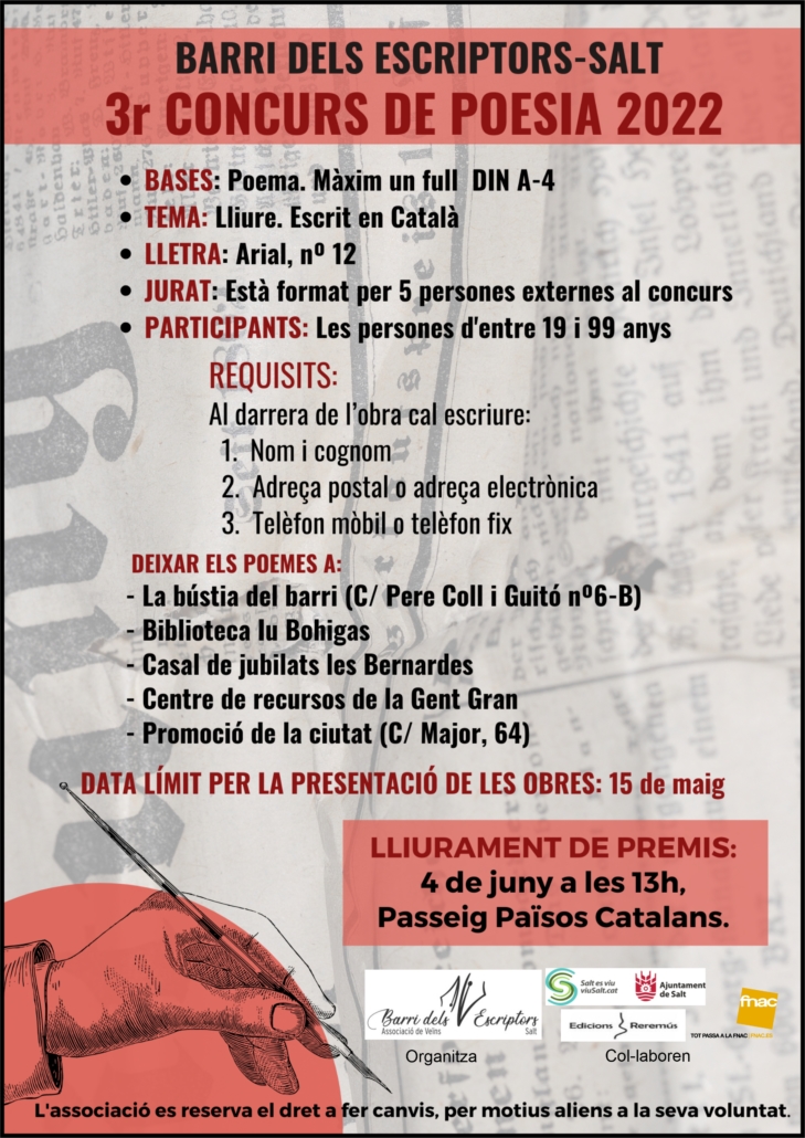 3r concurs de poesia 2022