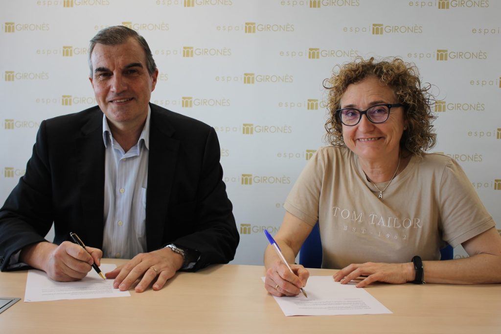 L'Espai Gironès i el Club Patinatge Artístic Girona signen un conveni de col·laboració

