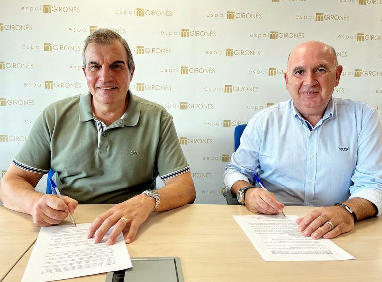 L’Espai Gironès i l’Uni Girona signen un  nou acord de col·laboració 