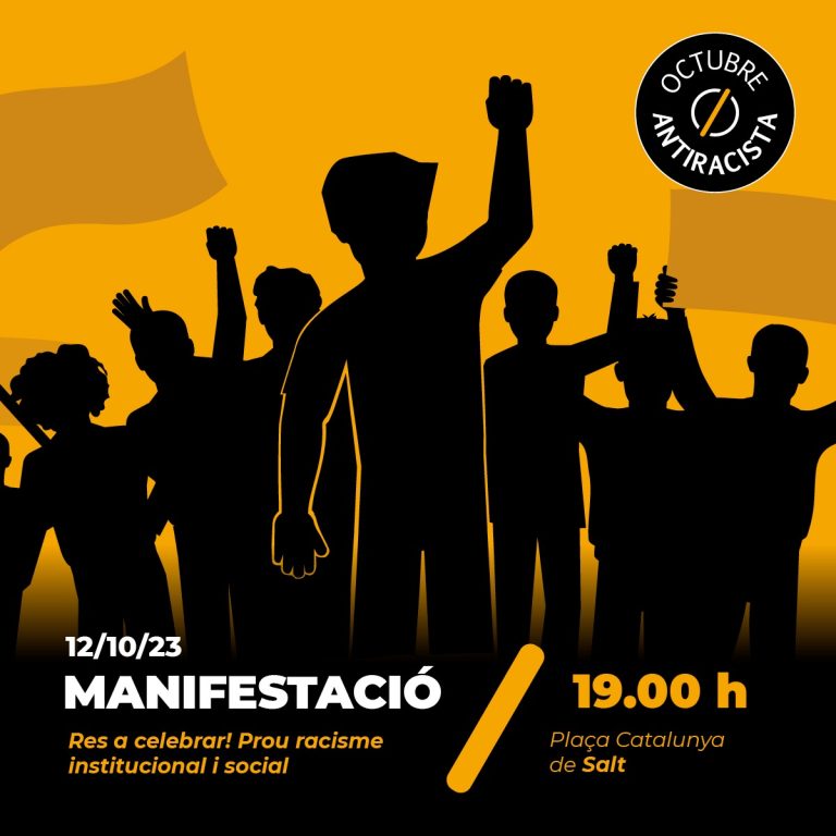 Manifestació ANTIRACISTA a SALT