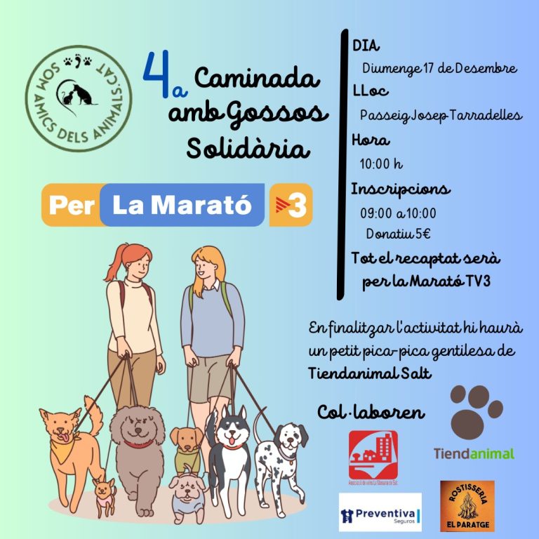 Caminada amb Gossos Solidària 2023