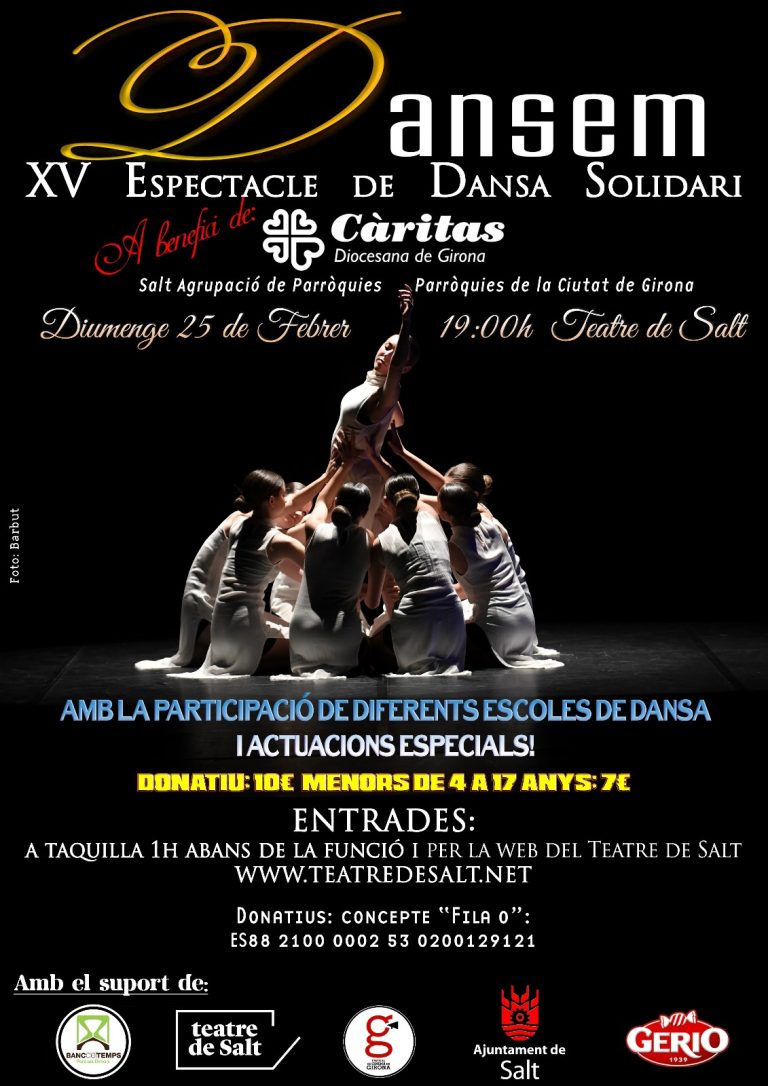 Torna el DANSEM al Teatre de Salt amb un espectacle solidari