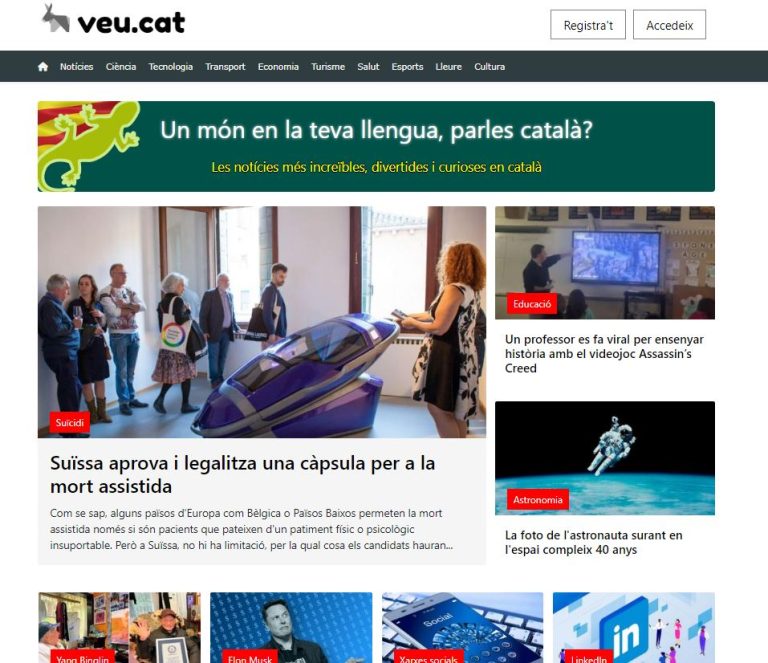 Veu.cat: el teu portal de notícies en Català