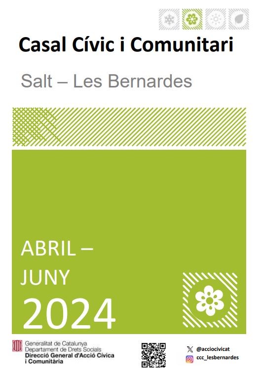 Activitats abril fins juny de CCC Salt – Les Bernardes
