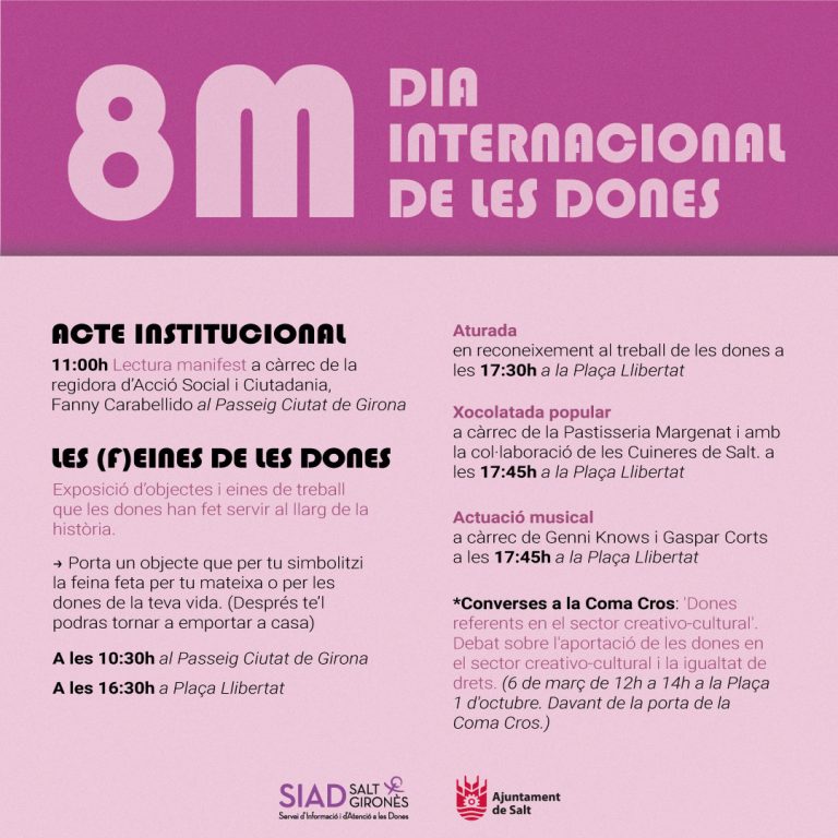 Dia Internacional de les Dones a Salt