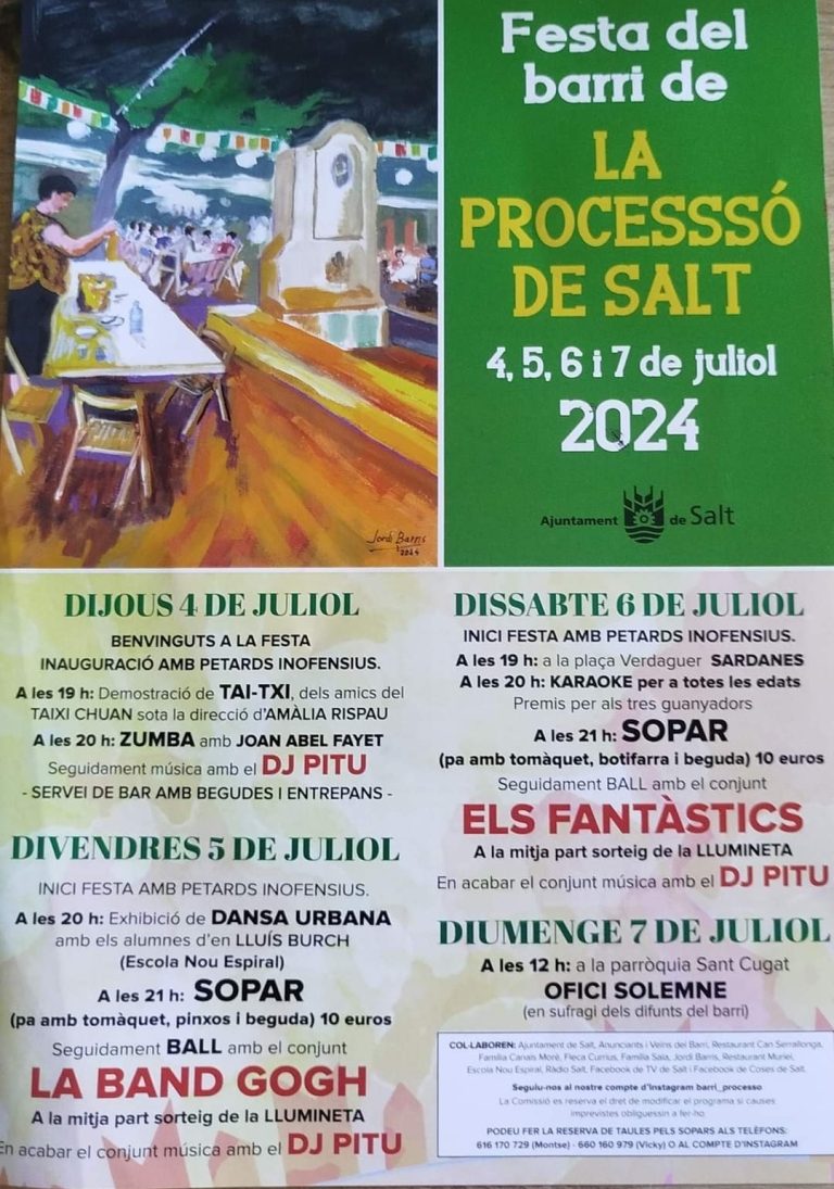 Festa del Barri de la Processó de Salt 2024