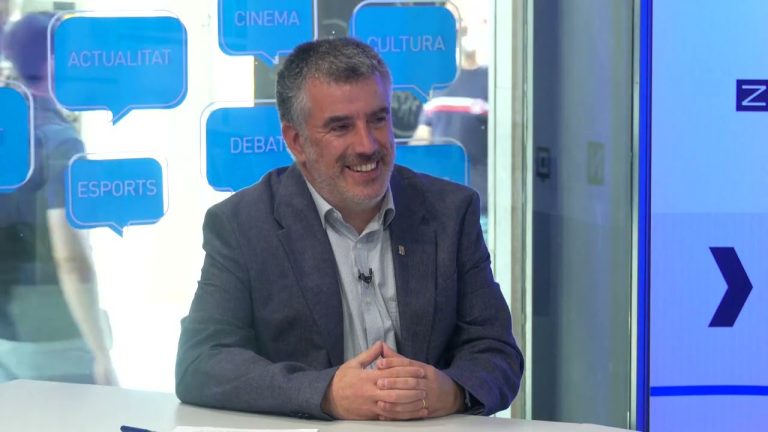 Entrevista de Televisió de Girona a l’alcalde de Salt, Jordi Viñas.