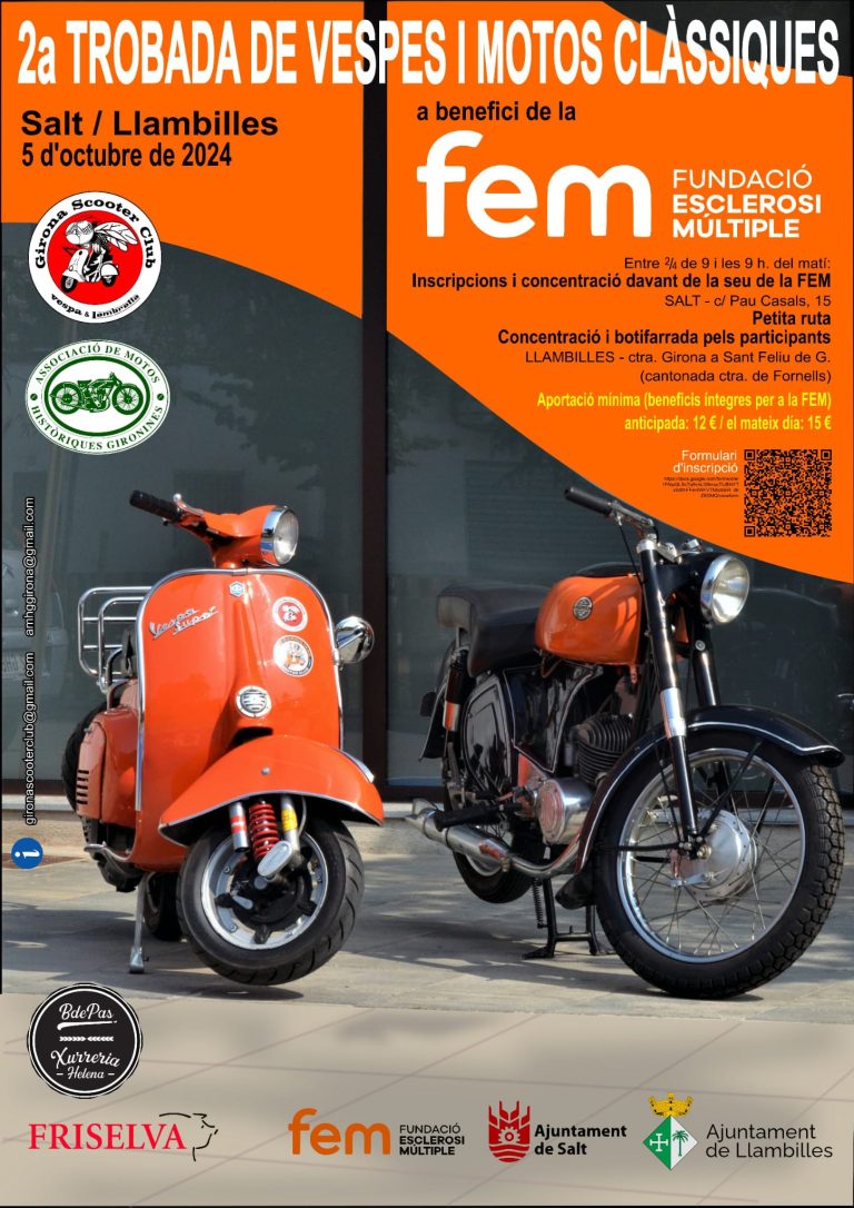 2a Trobada de Vespes i Motos Clàssiques Salt