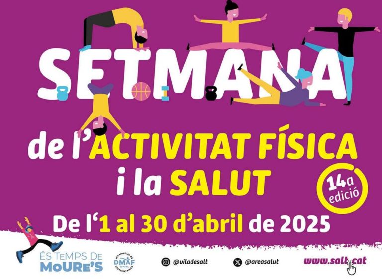 Salt celebra la 14a Setmana de l’Activitat Física i la Salut