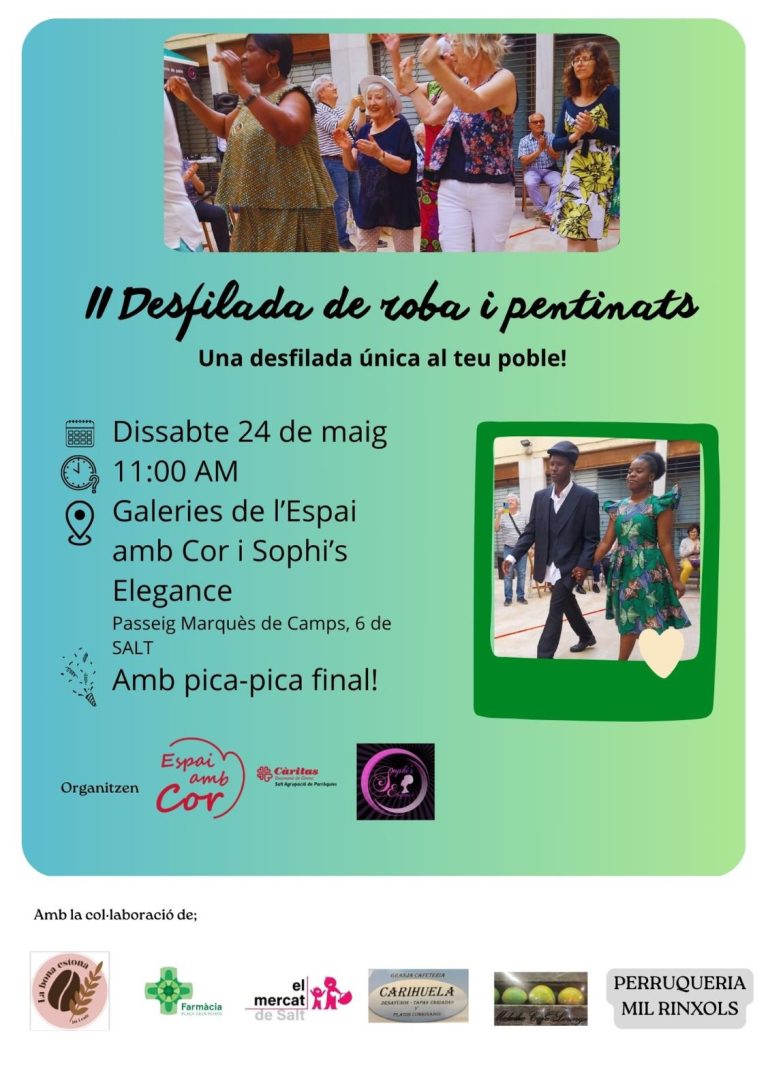 Desfilada de roba i pentinants 2025.