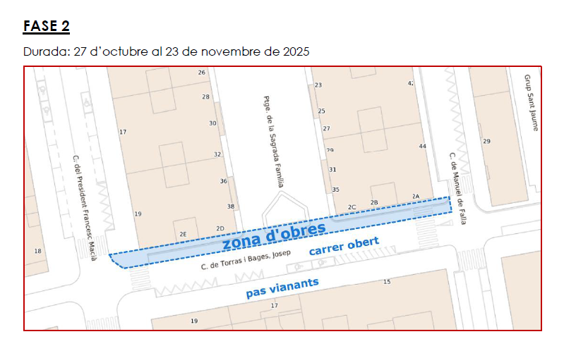 Dilluns comencen les obres de millora d’un tram de Torras i Bages amb una inversió de 123.500 euros