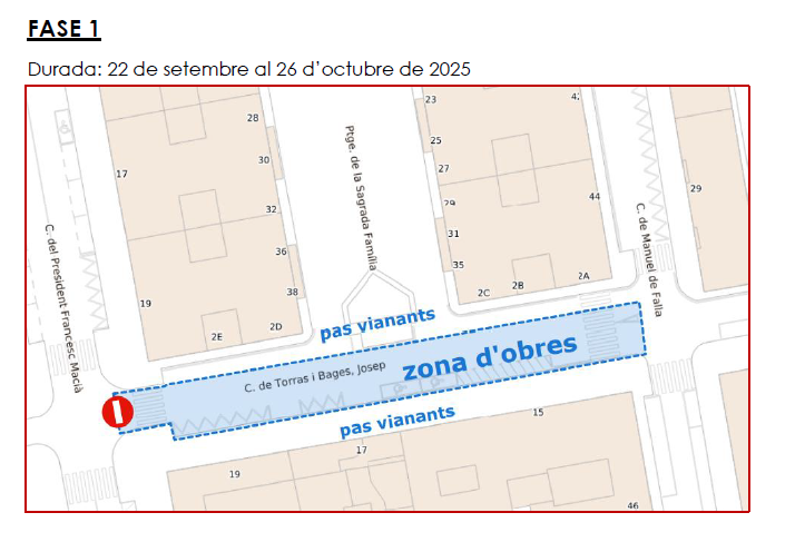 Dilluns comencen les obres de millora d’un tram de Torras i Bages amb una inversió de 123.500 euros