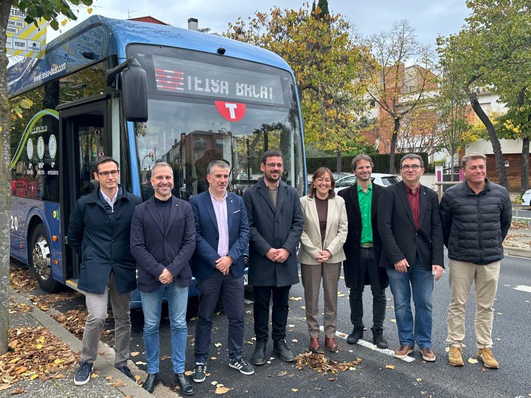 TEISA i la Generalitat impulsen un nou corredor de bus ràpid entre Salt i Girona: més freqüència, vehicles elèctrics i un autobús cada 3 minuts i mig