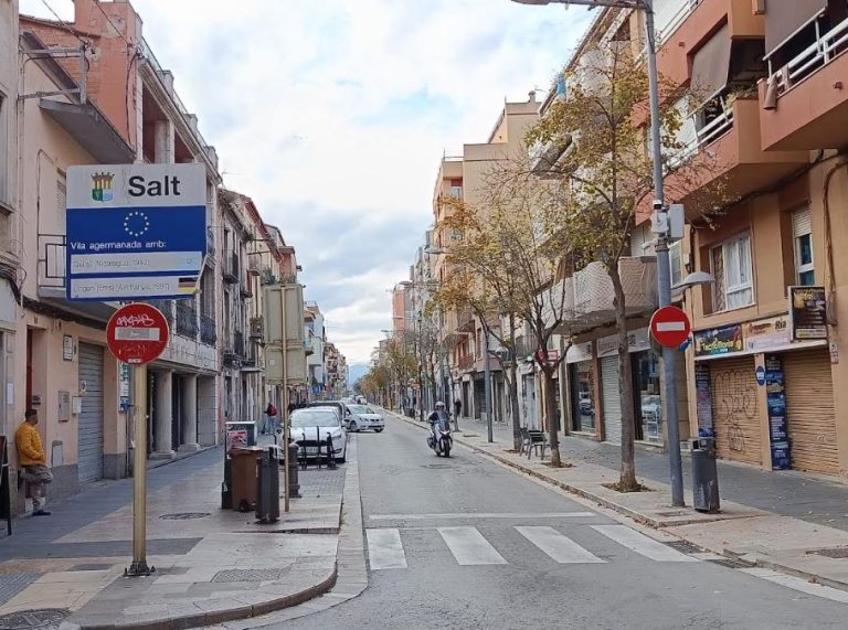 L’asfaltatge d’un tram del carrer Major de Salt obligarà a tallar-lo al trànsit durant tres nits
