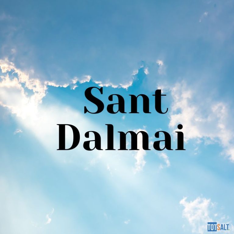 Feliç Sant Dalmai! Frases per felicitar el seu dia