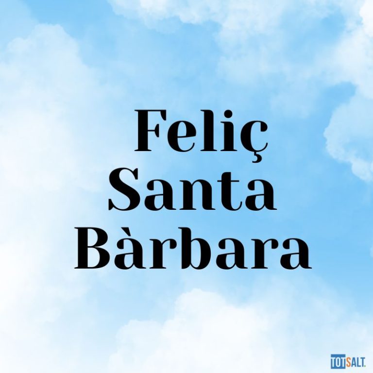 Feliç Santa Bàrbara: Frases, missatges i felicitacions per celebrar el teu sant