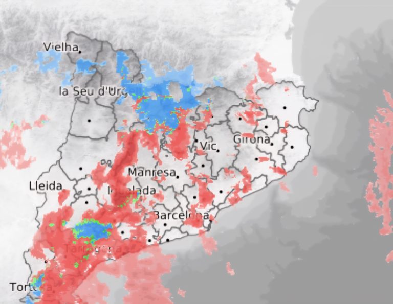 Salt afronta un Nadal marcat per la pluja intensa i l’avís del Meteocat per acumulació d’aigua